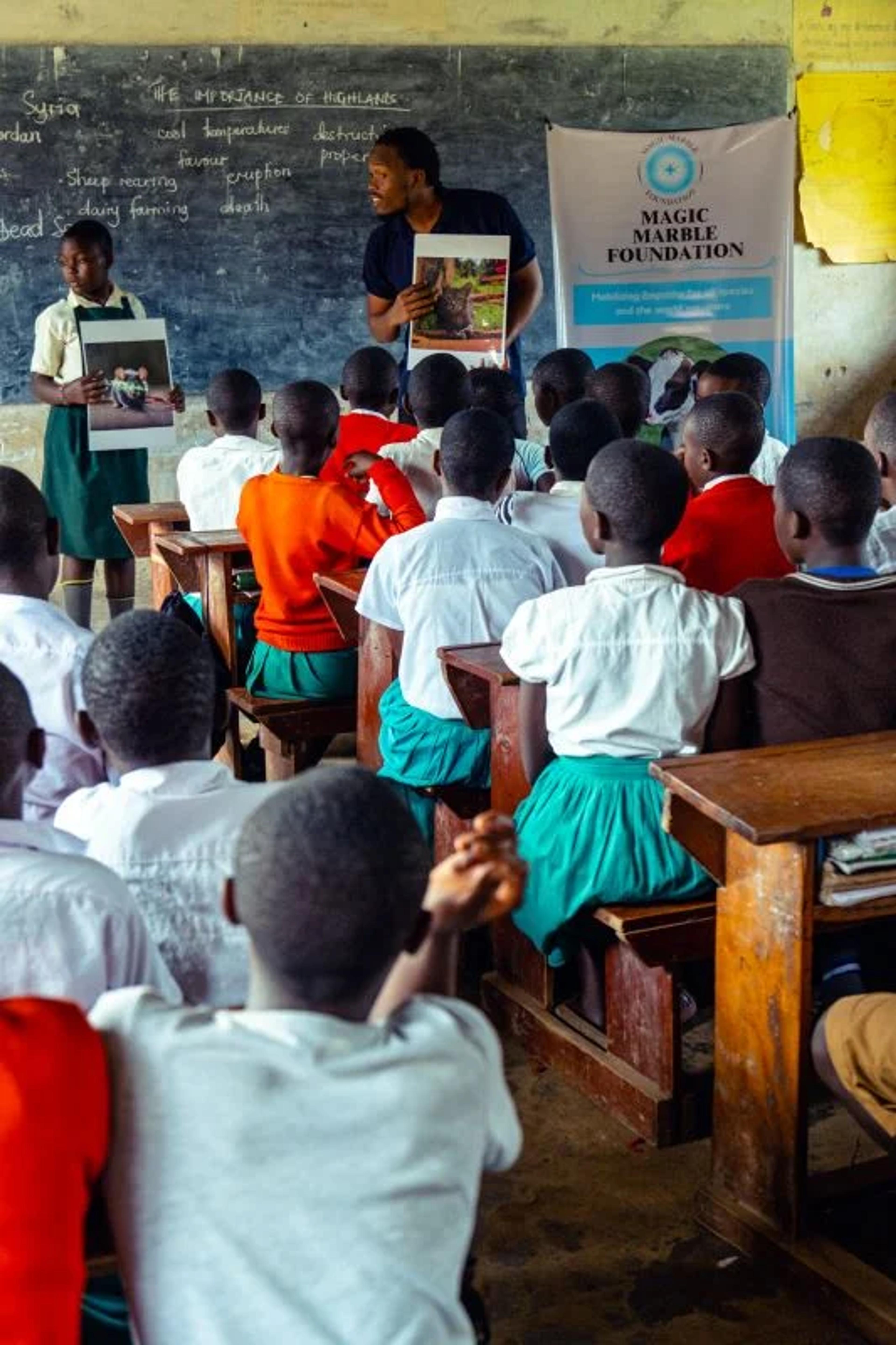 Dash Meizler teaching a C.A.R.E. Class in Kampala, Uganda 