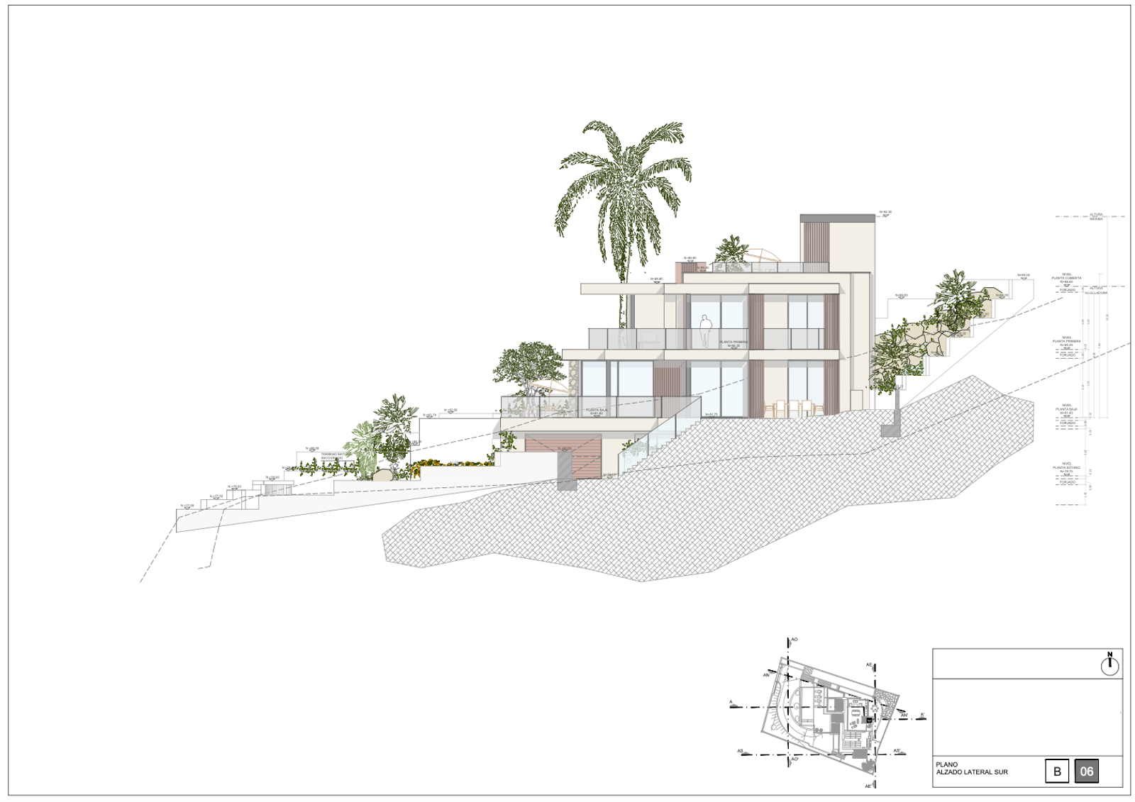 South Elevation floor plan