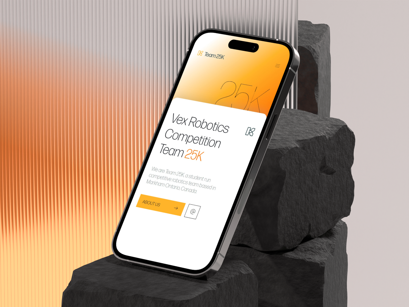 Team 25K Website — Scene 3
