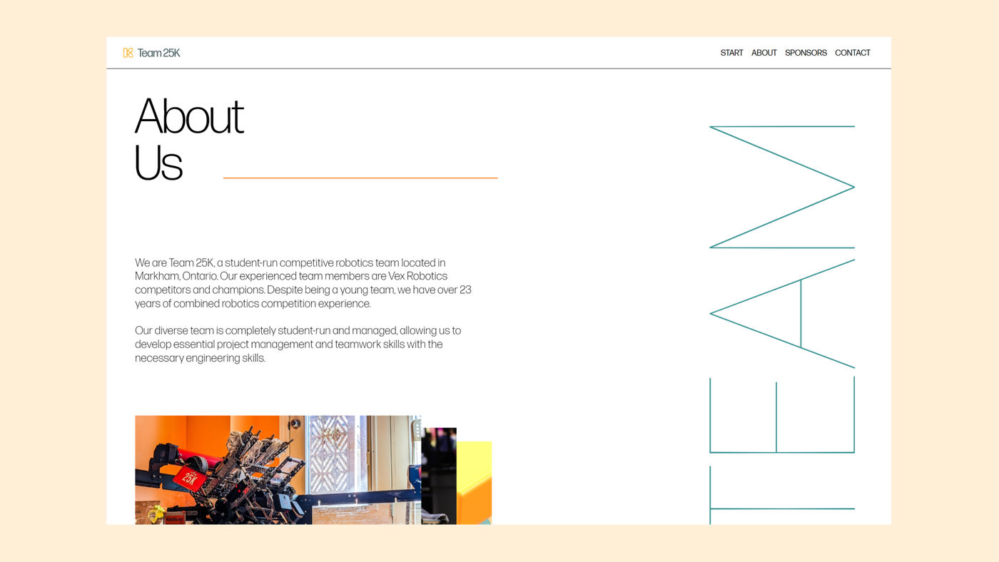 Team 25K Website — 25kteam1