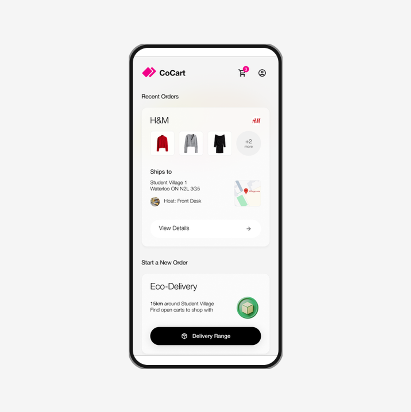 CoCart project interface