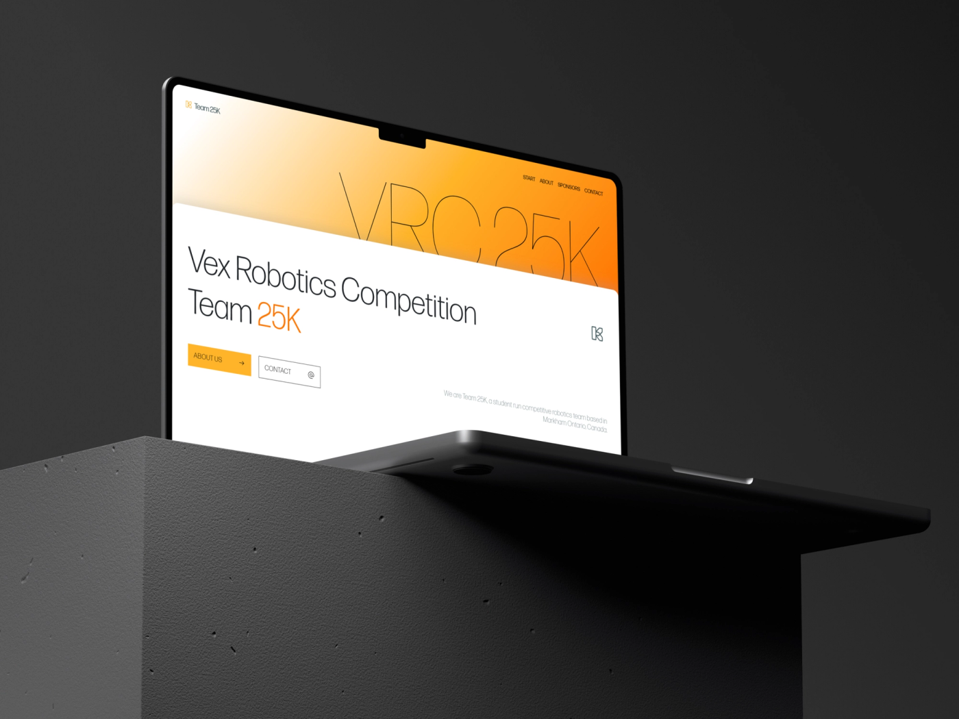 Team 25K Website — Scene 5