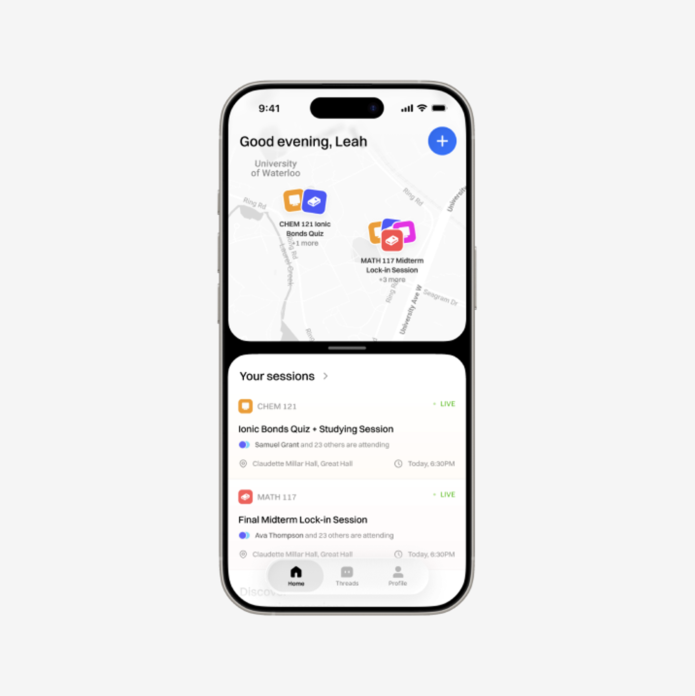 CoStudy project interface