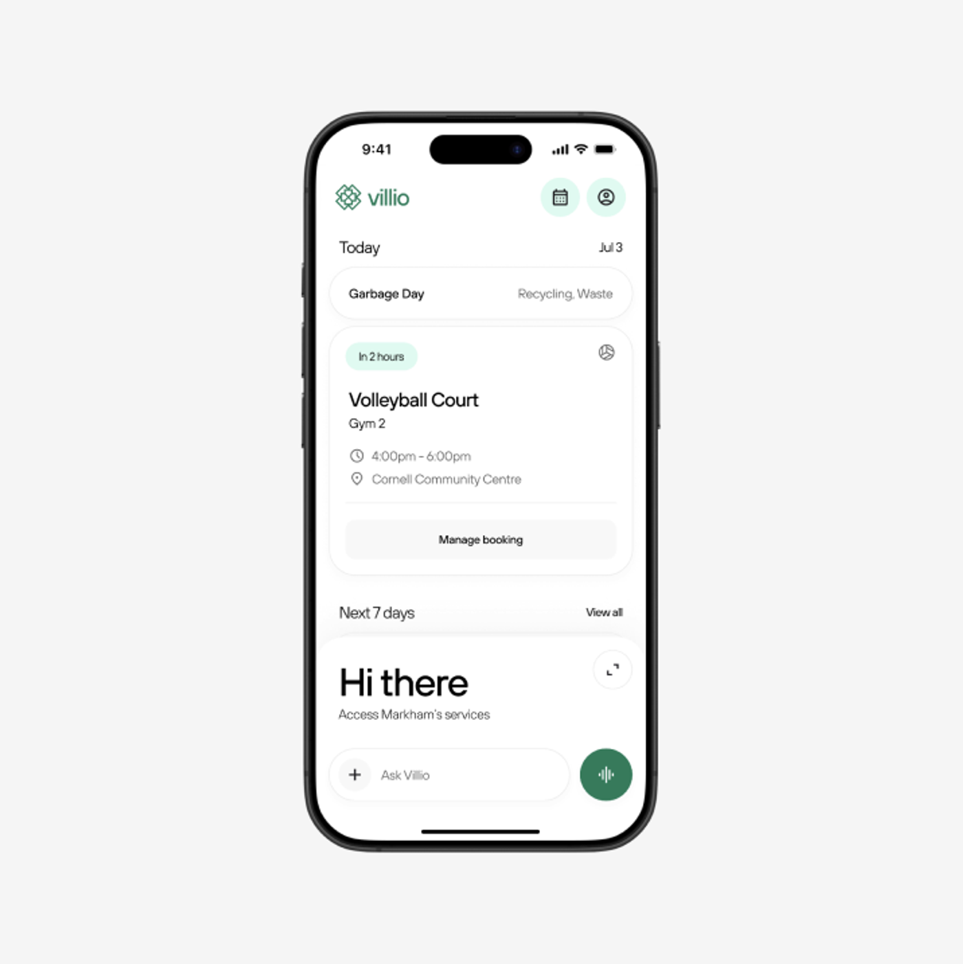 Villio AI project interface