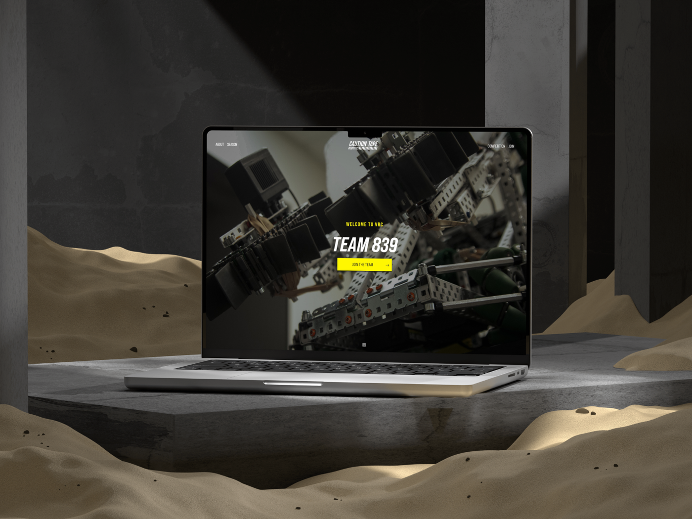 Team 839 Website — Scene
