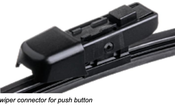 Wiper connection: Push-button