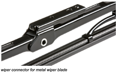 Wiper connection: Bayonet connection with screws