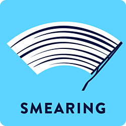 Smearing wiper blades
