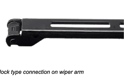 Wiper connection: Lock type