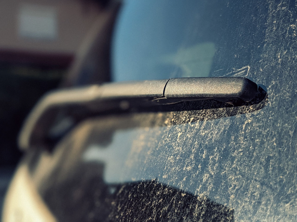 Image of dirty rear wiper