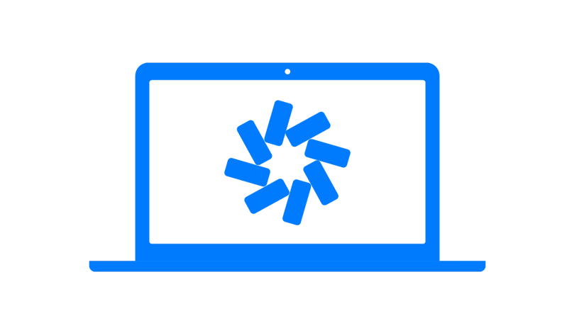 Icons Blue Laptop