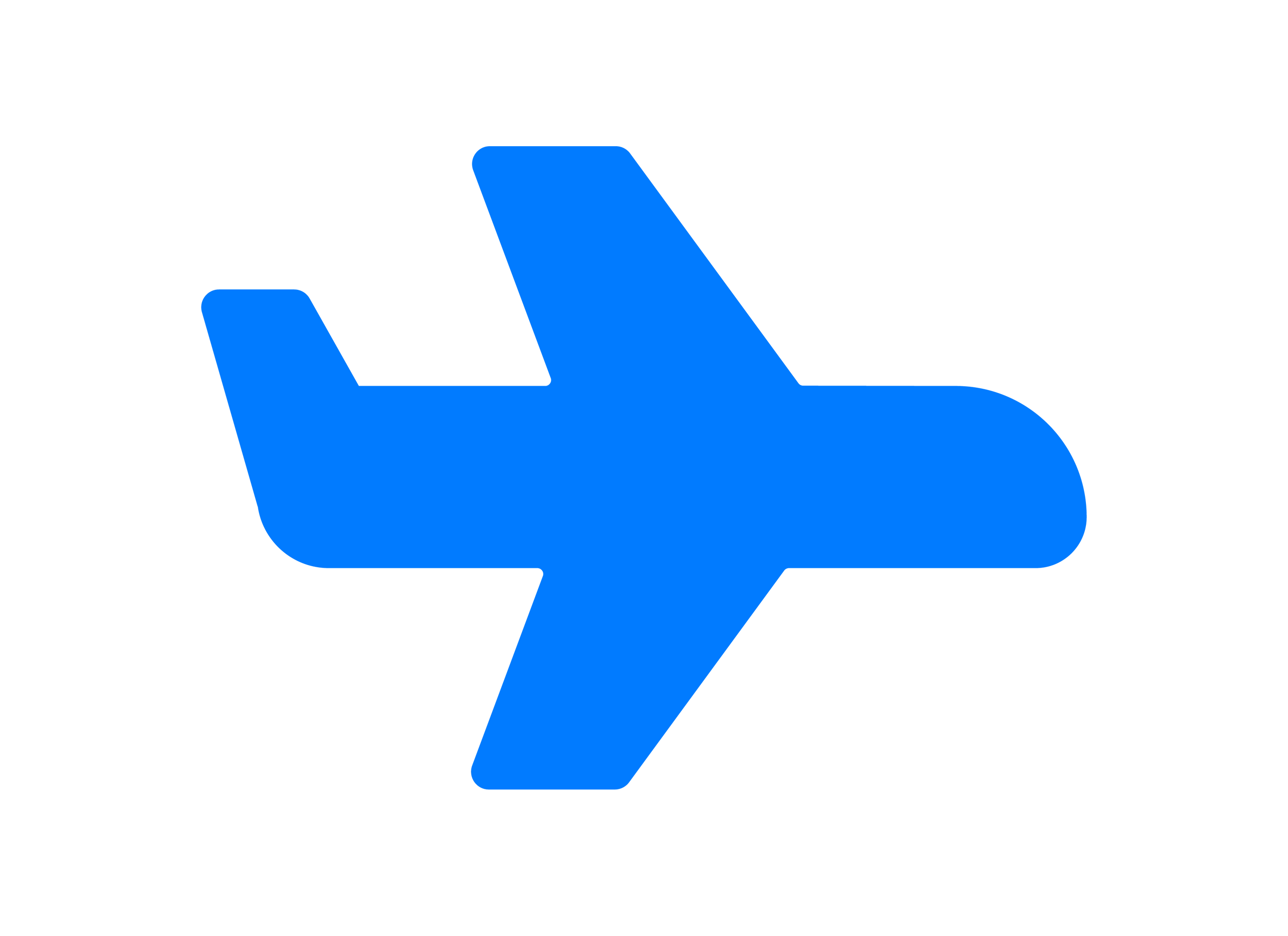 Icons Blue Airplane