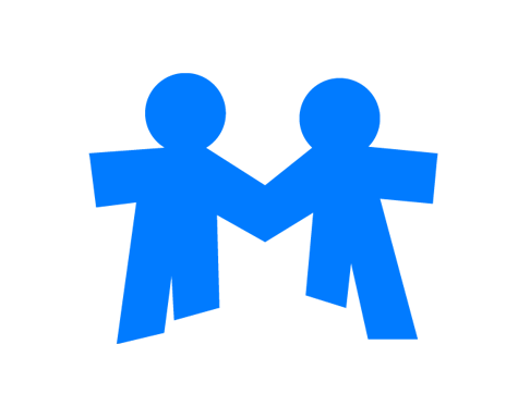 Icons Blue Together