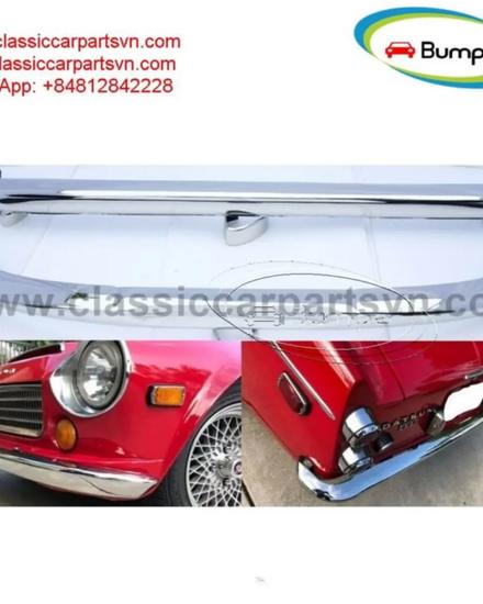 Datsun Roadster Fairlady bumpers (1962-1970) no over riders