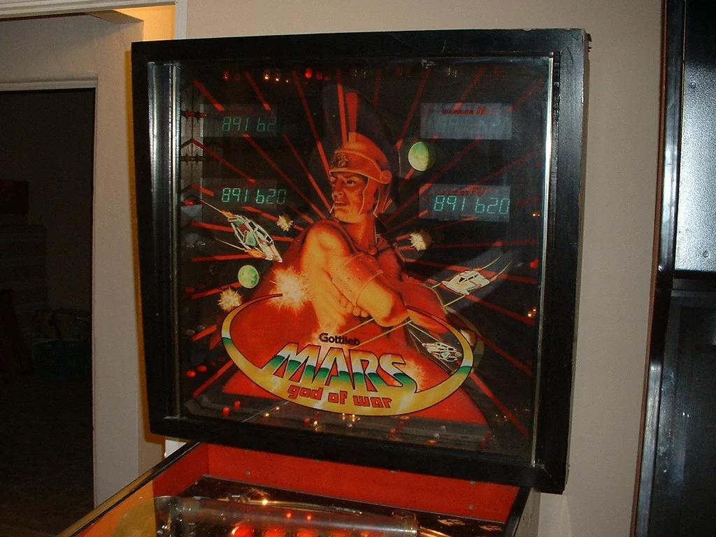 Old God of war PinBall machine