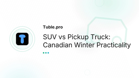 SUV vs Pickup Truck: Canadian Winter Practicality