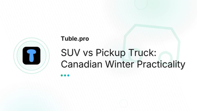 SUV vs Pickup Truck: Winter Driving in Canada