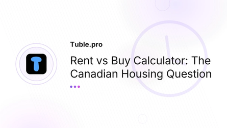Rent vs Buy Calculator: The Canadian Housing Question