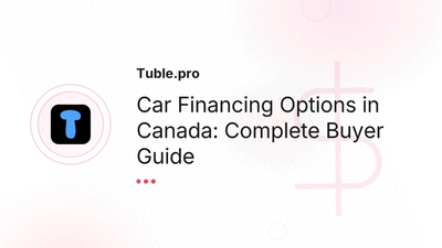 Car Finance Canada | Auto Loans, Leasing & Payment Options Guide