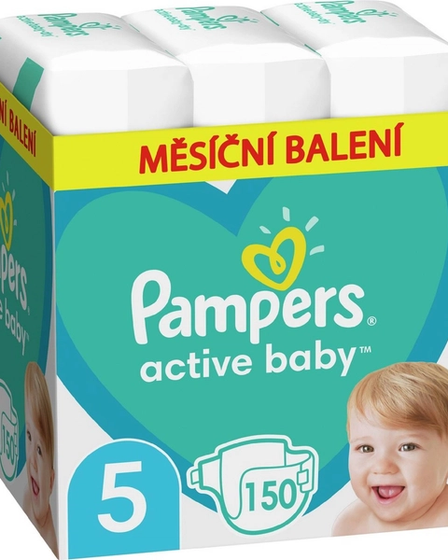 🍼 Pampers Active Baby 5 – 150 pcs I Shop now at Beyston.com | Products for newborns | Airdrie | 1