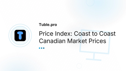 Price Index: Coast to Coast Canadian Market Prices