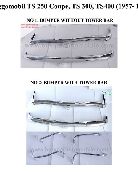 Goggomobil TS250 Coupe, TS300, TS400 (1957- 1967) Bumpers | Gonow | Brampton | 1