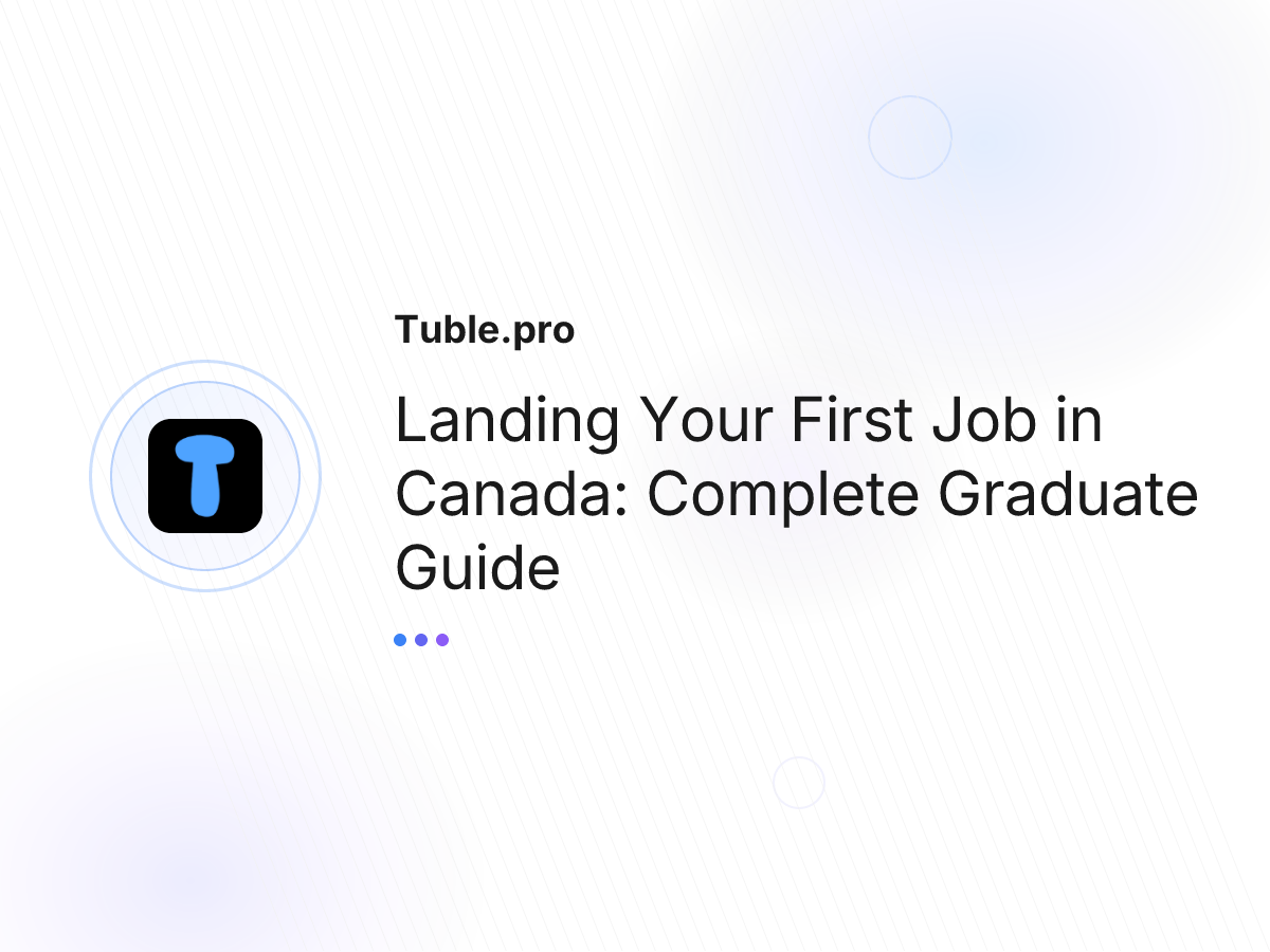 Landing Your First Job in Canada: Complete Graduate Guide