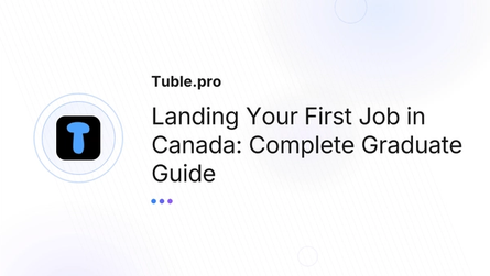Landing Your First Job in Canada: Complete Graduate Guide