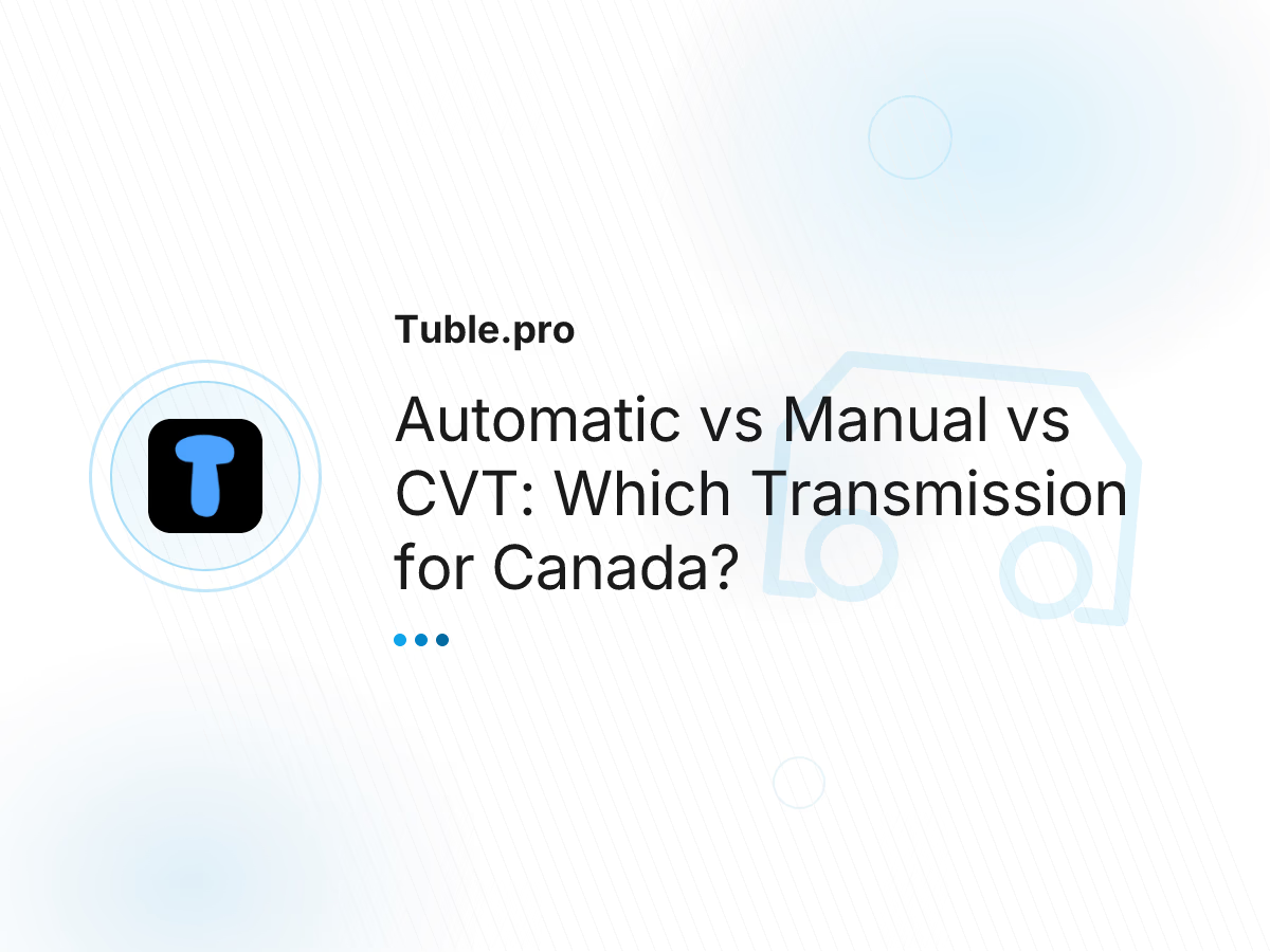 Automatic vs Manual vs CVT: Which Transmission for Canada?