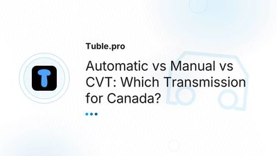 Automatic vs Manual vs CVT in Canada — Transmission Guide