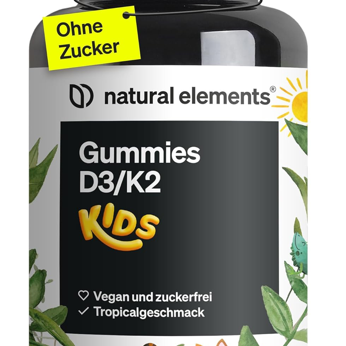 🧒 Natural Elements Vitamin D3 + K2 Gummies Kids – 120 Fruity Gummies | Shop now at Beyston.com | Other kids' products | Airdrie | Ad gallery (SEO) | 1
