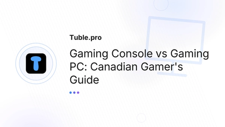 Gaming Console vs Gaming PC: Canadian Gamer's Guide