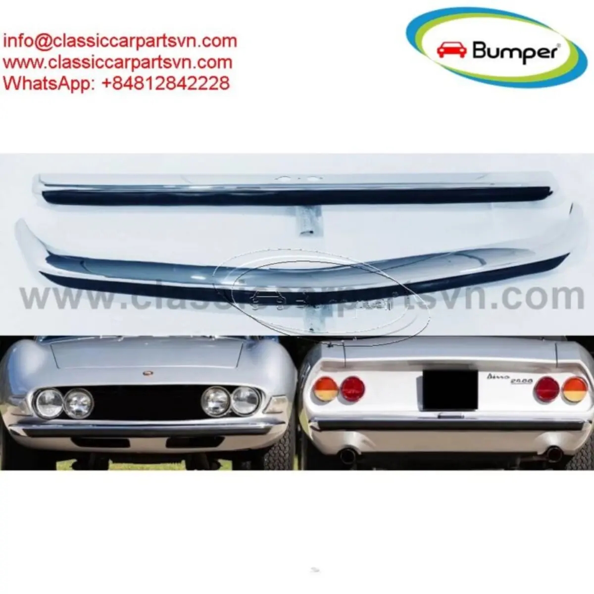 Fiat Dino Spider 2.4 (1969-1973) bumpers | Fiat | Chicoutimi | Ad gallery (SEO) | 1
