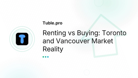 Renting vs Buying: Toronto and Vancouver Market Reality