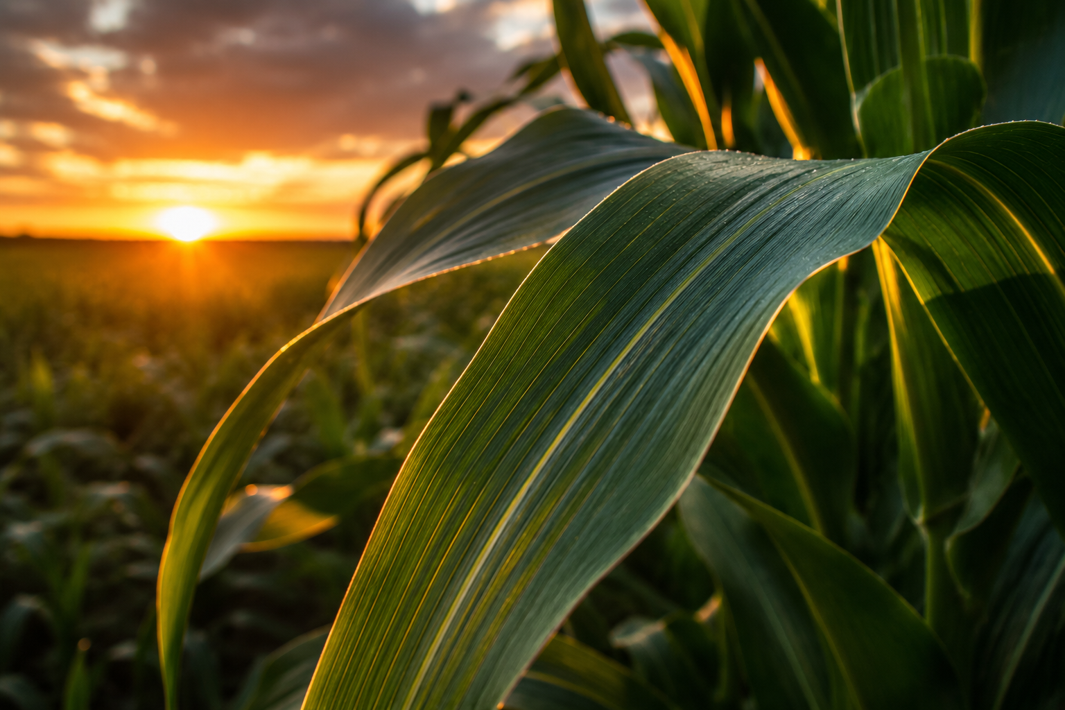 Agronomist using SAP analysis and Brix testing tools in an Alberta corn field