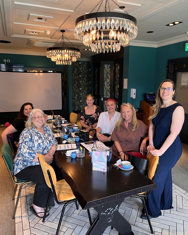 Laurie with a small group of founders at the Boardroom Reset