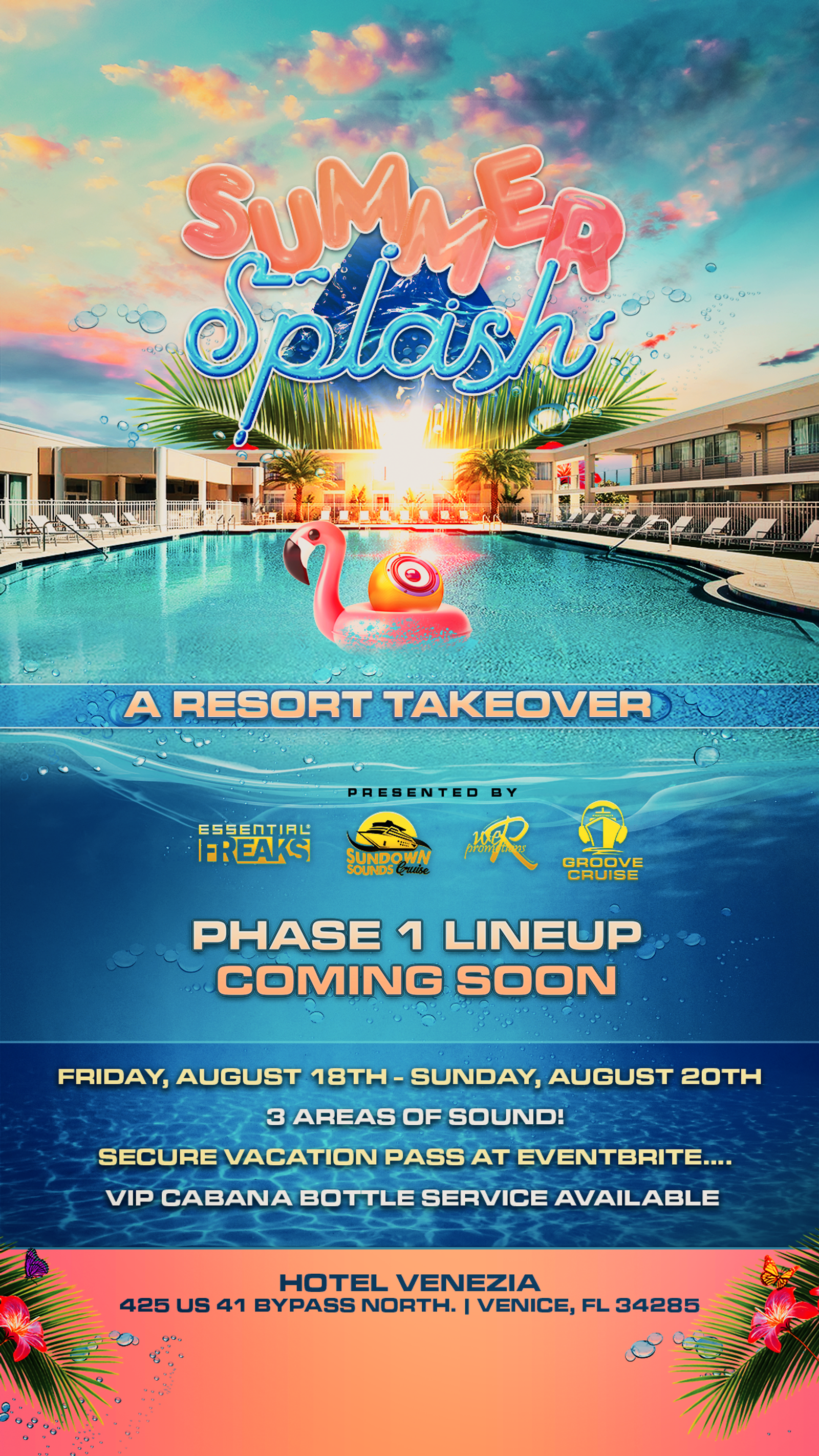 Phase 1 public event announcement flyer.