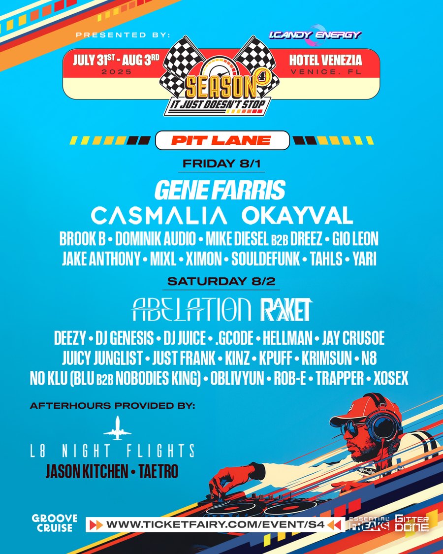 Essential Freaks Season 4 Pit Lane daily lineup artwork