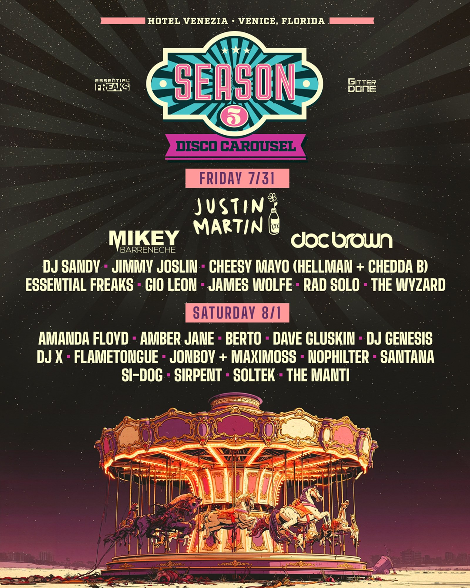 Disco Circus Season 5 stage artwork