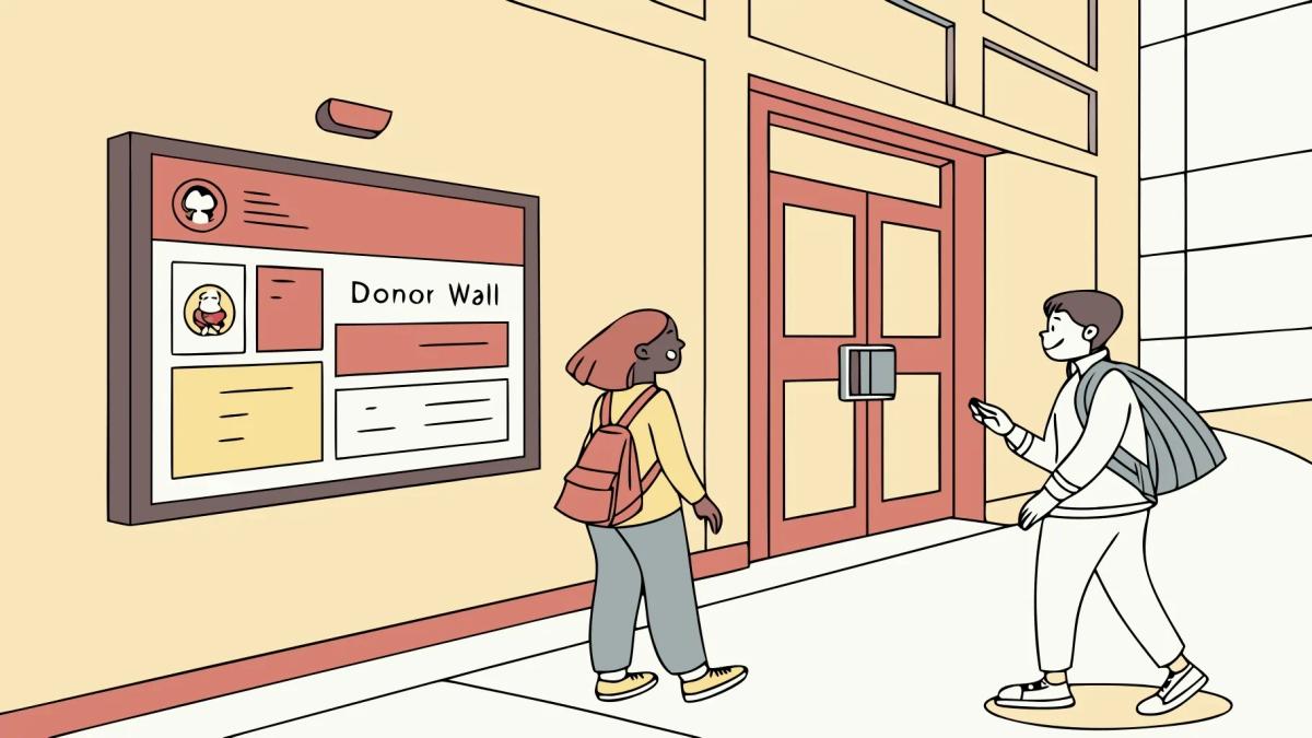 How to Design Engaging Touchscreen Donor Walls for Schools and Universities