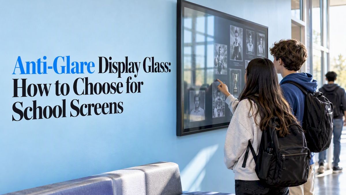 Anti-Glare Display Glass: How to Choose for School Screens