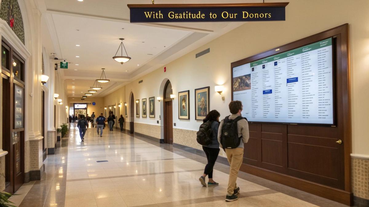 What is an Electronic Donor Wall? Everything You Need to Know