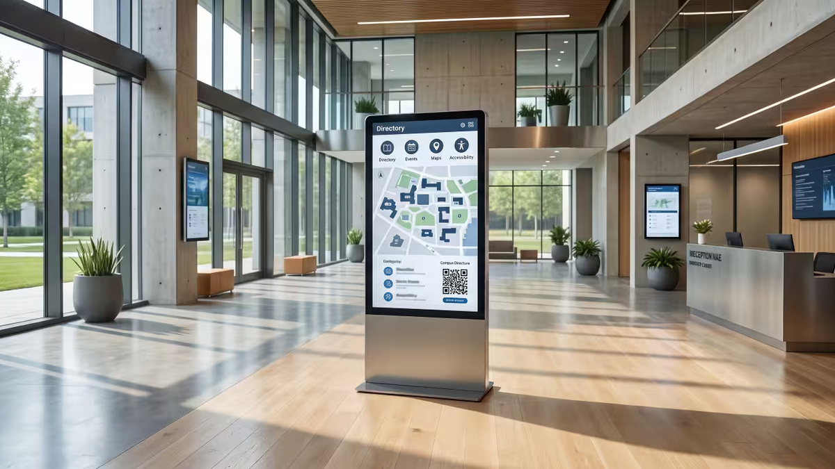 Why Every School Needs a Campus Directory Touchscreen in 2026