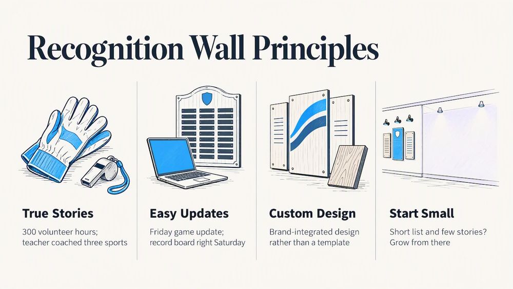 Perspective: why we build recognition walls the way we do — overview diagram