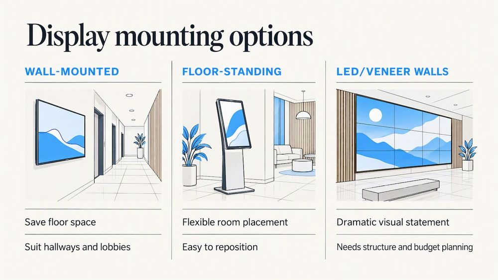 Which hardware and mounting options work best? — overview diagram