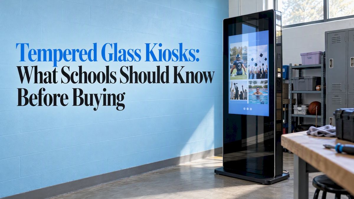 Tempered Glass Kiosks: What Schools Should Know Before Buying