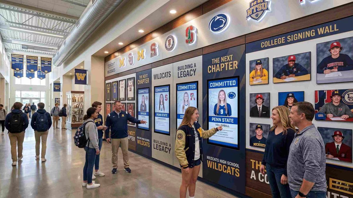 10 College Signing Wall Ideas to Inspire Your School Community