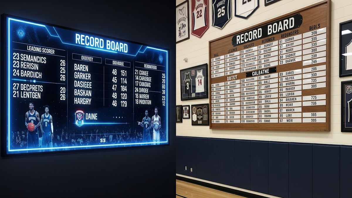 Digital vs Traditional Basketball Record Boards: Which is Better for Performance Analysis?