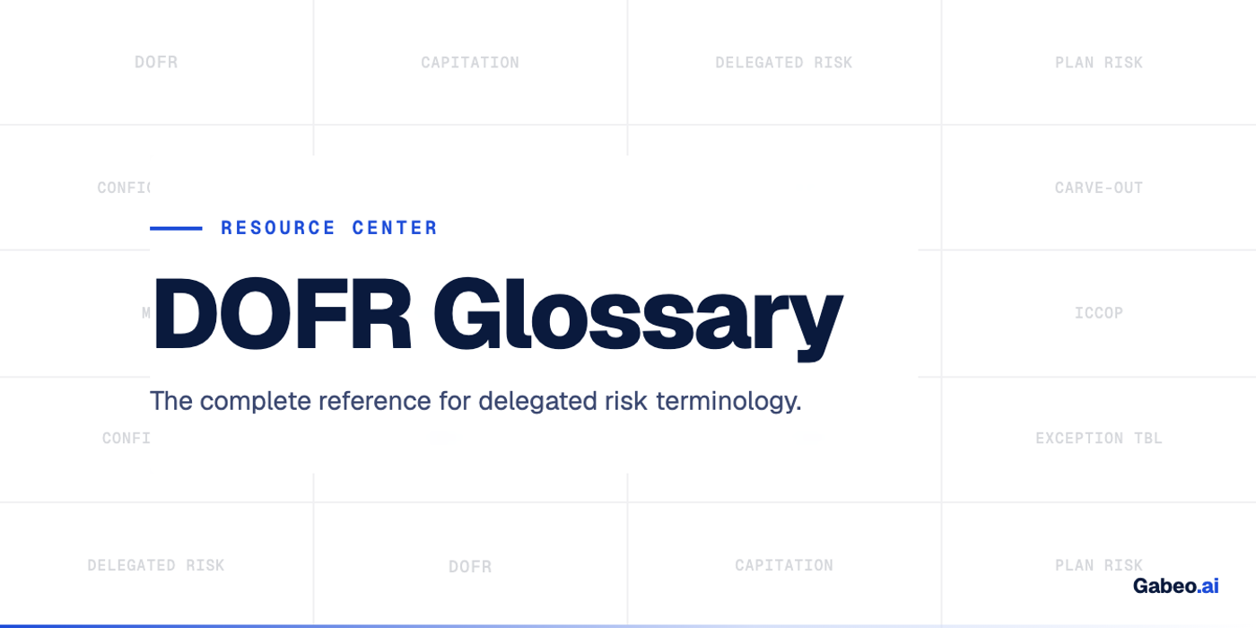 DOFR Glossary: The Complete Reference for Delegated Risk Terminology