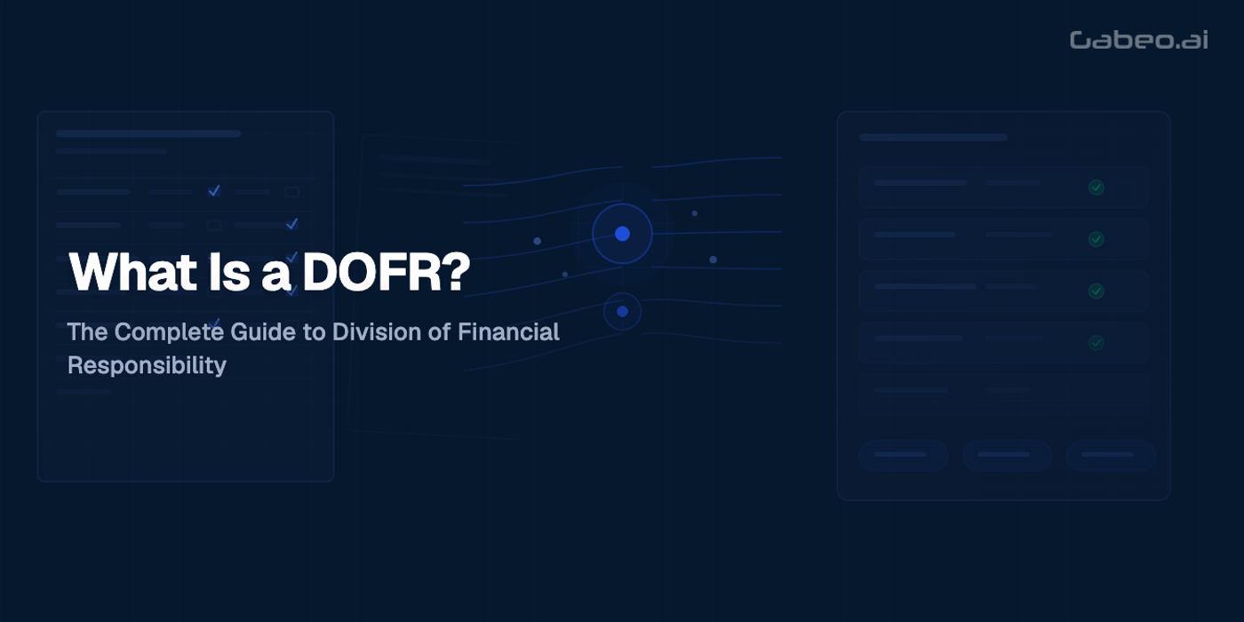 What Is a DOFR? The Complete Guide to DOFRs in Healthcare - Division of Financial Responsibility